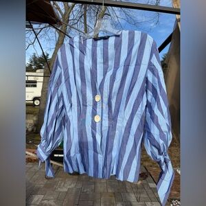 Zara stripped blouse